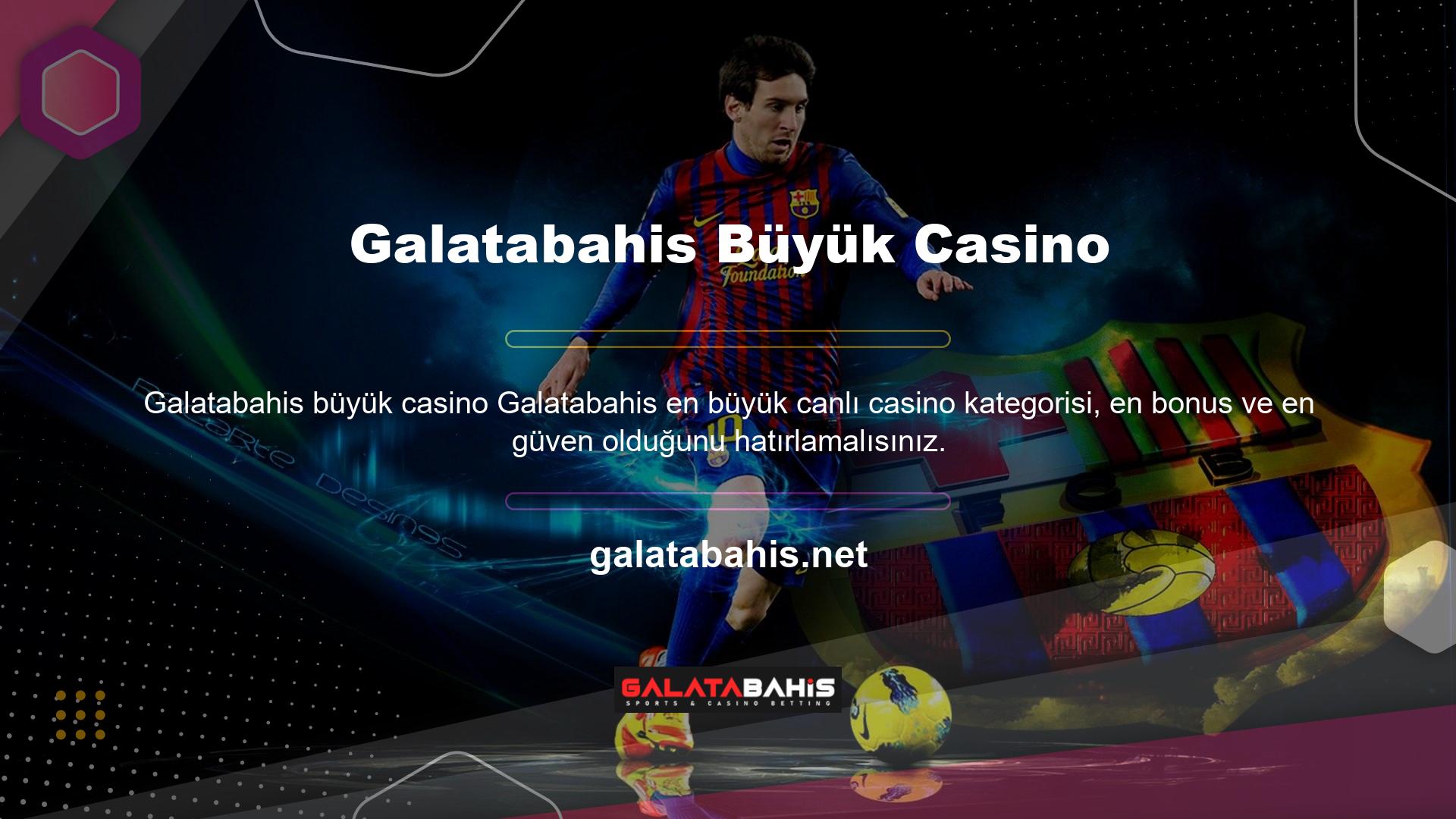 Galatabahis web sitesindeki canlı casino oyunları, Galatabahis web sitesi ve web sitesi kategorilerinin çevrimiçi oyun mantığında kazanma oranları açısından özel bir yere sahiptir