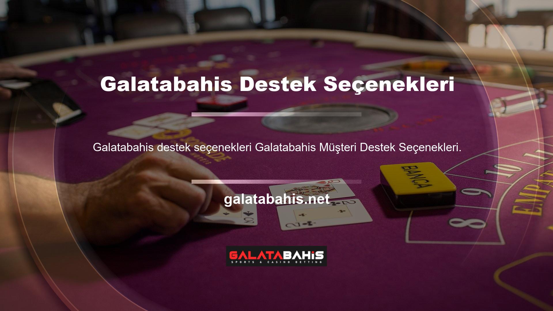 Galatabahis mevcut oturum adreslerini ve iletişim süreçlerini temsil etmek için sosyal medya gibi kanalları da kullanır