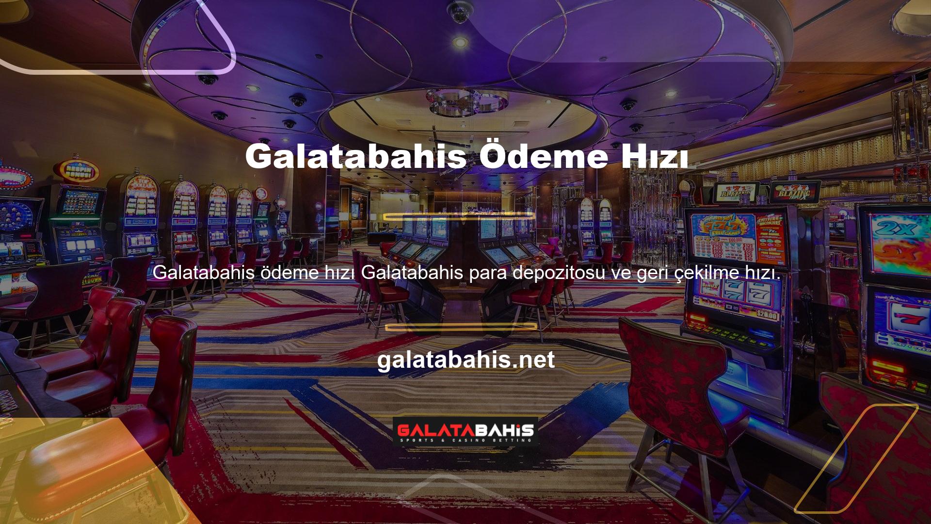 Web sitemizin kullanıcıları için belki de en tatmin edici şey depozito ve geri çekilme hızıdır